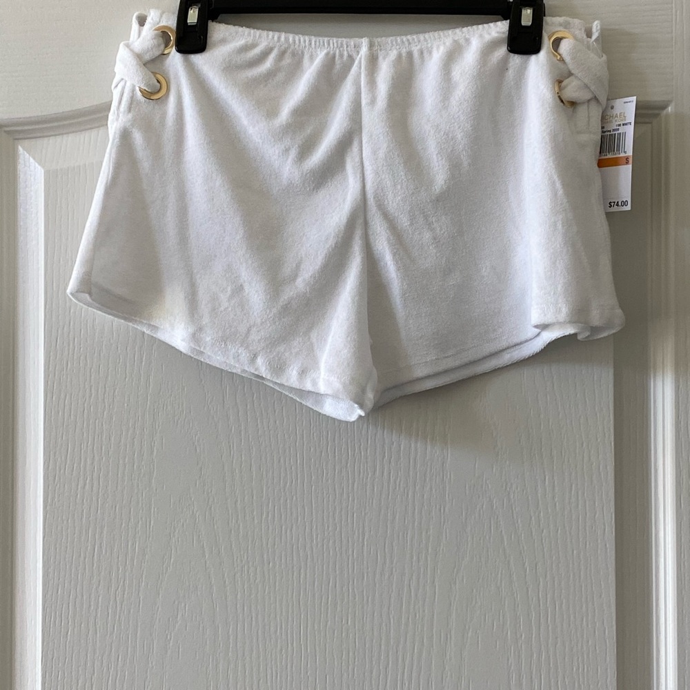 NWT Michael Michael Kors swim cover shorts Size S